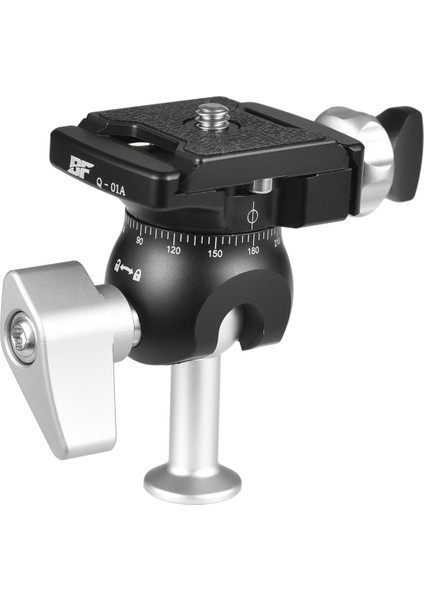 Bafang Q-01A Alüminyum Çelik Bilyalı Tripod Başlığı 3 kg Taşıma Kapasitesi Hızlı Serbest Bırakma Plakası (Yurt Dışından)