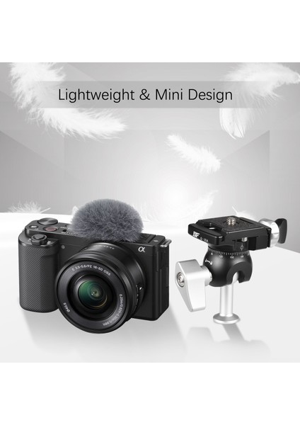 Bafang Q-01A Alüminyum Çelik Bilyalı Tripod Başlığı 3 kg Taşıma Kapasitesi Hızlı Serbest Bırakma Plakası (Yurt Dışından)