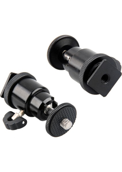 Alüminyum Alöjü Mini Bilye Başı 1/4" Montaj Flaş Ayakkabısı (Yurt Dışından)