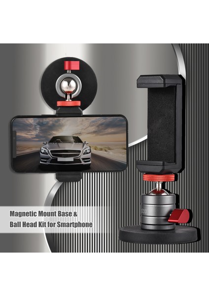 Mini 360° Dönebilen Manyetik Tabanlı Telefon Tutacağı (Yurt Dışından)