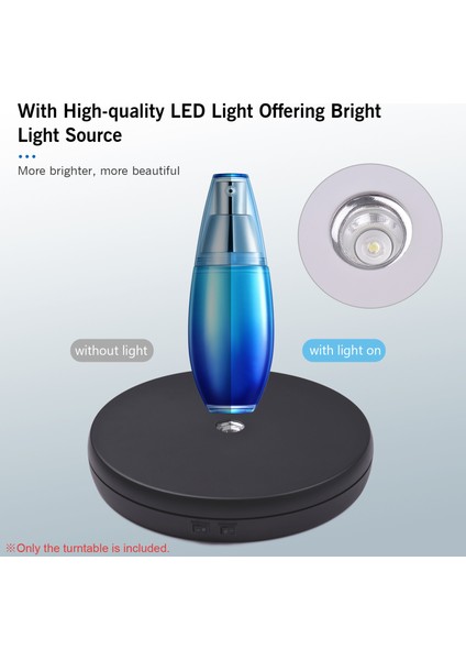 Elektrikli LED Işıklı 360 Derece Dönebilen Fotoğraf Çarkı (Yurt Dışından) fırsatları
