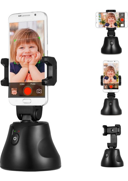 Akıllı Sie Stülü 360° Nesne Takibi Yüz Takibi Android ve iPhone ile Uyumlu (Yurt Dışından)