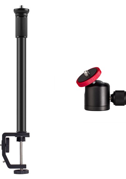 Evrensel Alüminyum Çelik Kamera Tutucu Uzatma Çubuğu Ayarlanabilir Uzunluk 33 - 60CM (Yurt Dışından)