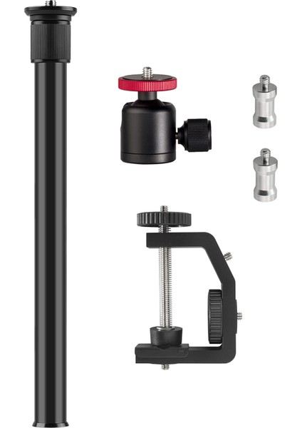 Evrensel Alüminyum Çelik Kamera Tutucu Uzatma Çubuğu Ayarlanabilir Uzunluk 33 - 60CM (Yurt Dışından)