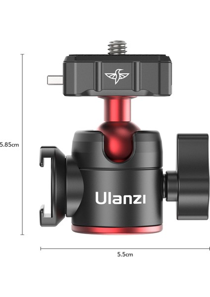 Ulanzi Mini Top Başlıklı Montaj Adaptörü 2kg Taşıma Kapasitesi Hızlı Çözülebilir Plakası (Yurt Dışından) fırsatları