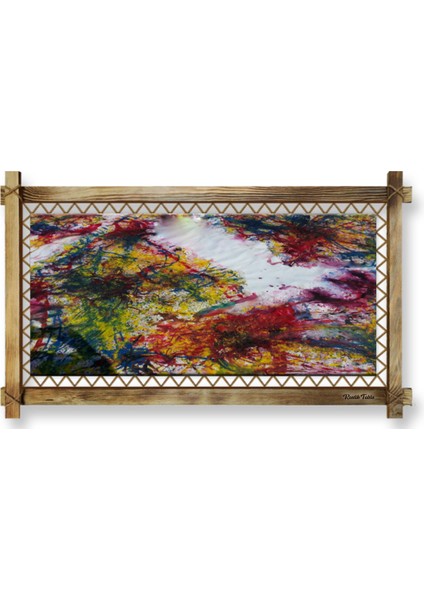 Rustik,ledli Kanvas Tablo Soyut K fiyatları