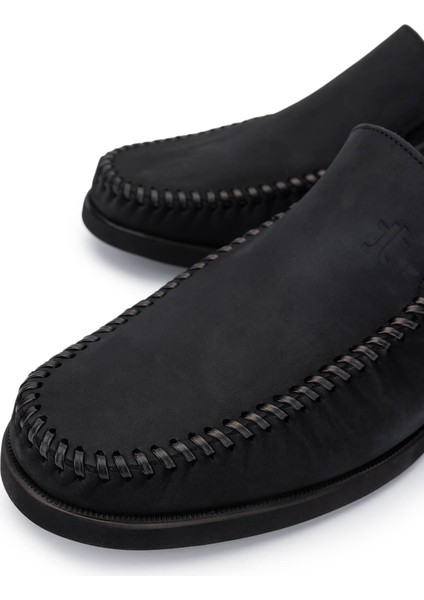 Erkek Siyah Nubuk Loafer Ayakkabı 1008 3484 Erk Ayk Y25 Sıyah Nbk modelleri