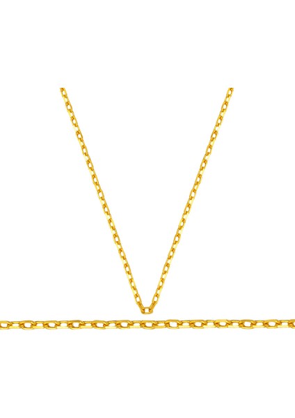 22 Ayar Altın Zincir 45 cm