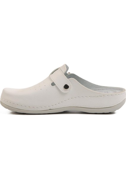 Beyaz Anatomik Erkek Sabo Terlik 52.002 M