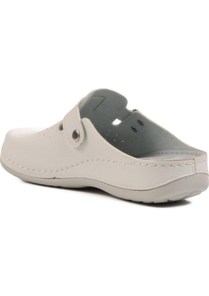 Beyaz Anatomik Erkek Sabo Terlik 52.002 M