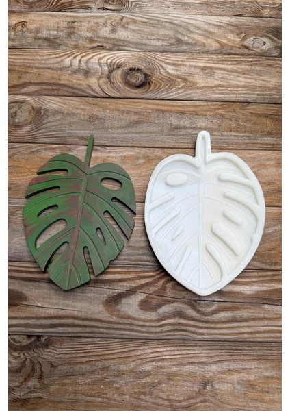 Monstera Büyük Silikon Tepsi Kalıbı