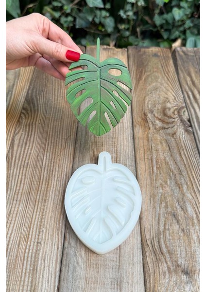 Monstera Küçük Silikon Tepsi Kalıbı