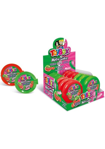 Metresakız 2in1 Karpuz-Çilek (35gr x 12 x 12) 144
