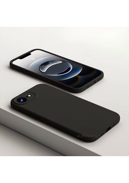 Apple iPhone 16E Kılıf Lansman Kamera Korumalı Içi Kadife Yumuşak Renkli Silikon Mat Hisli Süet Liquid