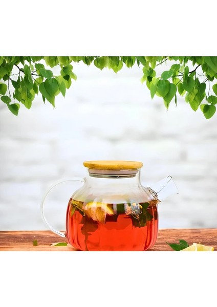 Bambu Kapaklı Süzgeçli Demlik 1000 ml fiyatları