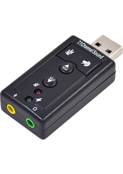 USB Dış Ses Adaptörü 7.1 K Pc Için Tak ve Kullan (Yurt Dışından)