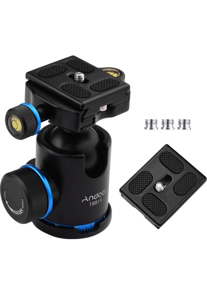 Alüminyum Kameranın 10 kg Taşıma Kapasiteli 360° Dönebilen Tripod Başlığı (Yurt Dışından)