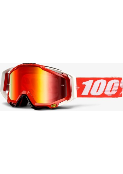 MX38 Cross Gözlük White Red