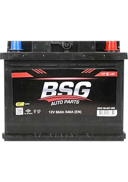99-997-006 - Akü ( 12V 60AH L2 Düz Smf Exmet Ind Sulu ) 242X1
