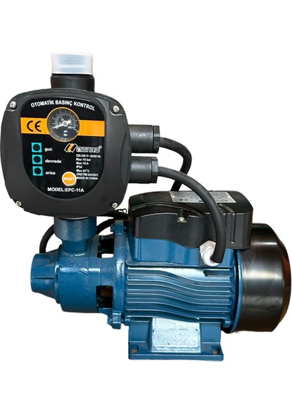Qb 50 0,50 Hp Bakir Sargılı Hidromatli Paket Hidrofor