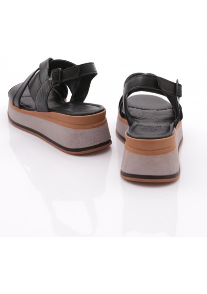 650-22229 Kadin Kalin Taban Sandalet