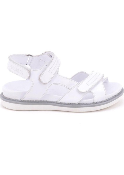 202084Y Kadın Deri Sandalet