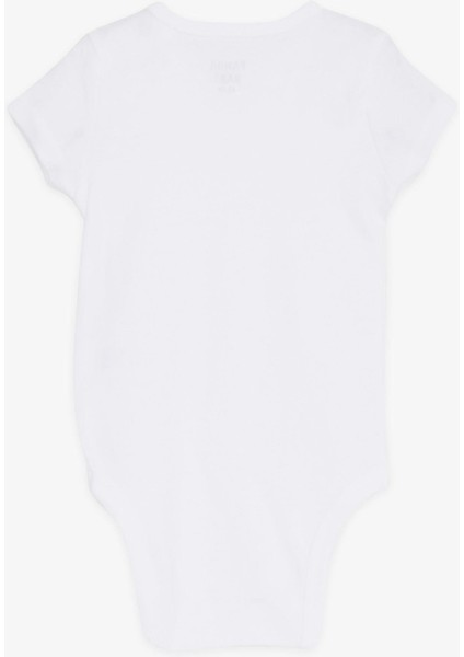 Bebek Çıtçtılı Body Düz Renk 9 Ay-3 Yaş, Ekru