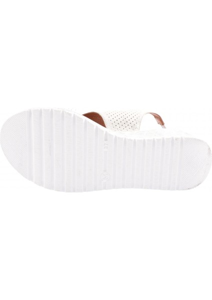 18000-22Y Kadin Önü Çapraz Lazerli Yüksek Dolgu Taban Sandalet indirimleri