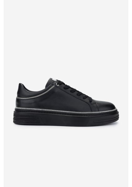 Erkek Deri Siyah Deri Sneakers & Spor Ayakkabı 352 22245 Erk Ayk Y25 Sıyah Dr