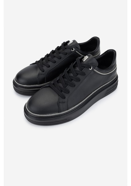 Erkek Deri Siyah Deri Sneakers & Spor Ayakkabı 352 22245 Erk Ayk Y25 Sıyah Dr indirimleri