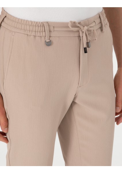 Erkek Bej Klasik Jogger Pantolon 50303603-VR011