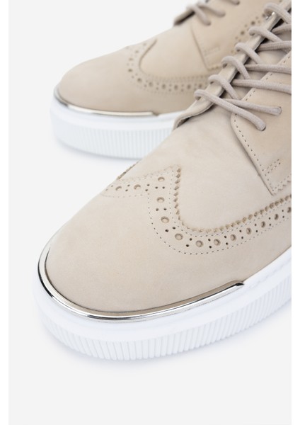 Erkek Deri Bej Sneakers & Spor Ayakkabı 352 22284 Erk Ayk Y25 Bej Nbk