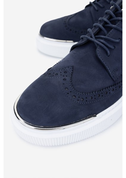 Erkek Deri Lacivert Nubuk Sneakers & Spor Ayakkabı 352 22284 Erk Ayk Y25 Lacı Nbk