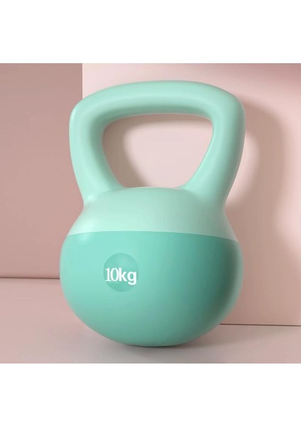 10 Kg Soft Kettlebell Yumuşak Tabanlı Metal Kumlu Ses Yapmaz Darbeye