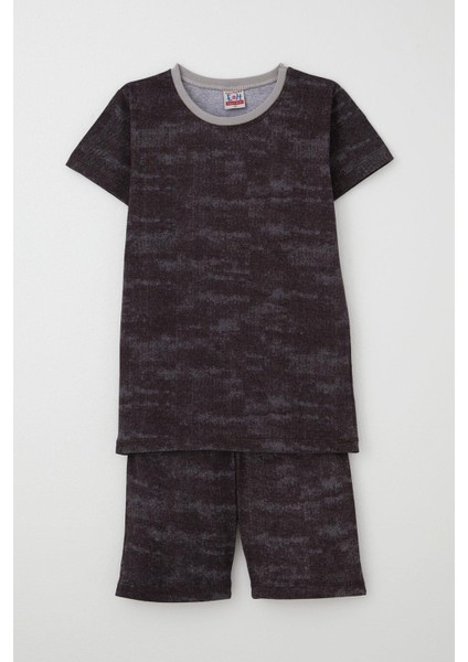 Girls & Boys Erkek Çocuk Pijama Takımı Desenli 4-8 Yaş, Kahverengi