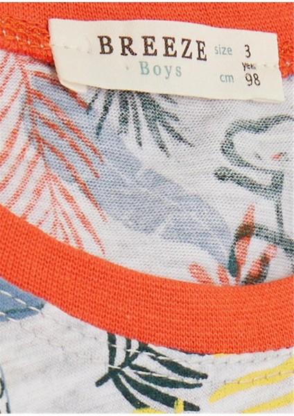 Girls & Boys Erkek Bebek Pijama Takımı Orman Temalı Hayvancık Desenli 9 Ay-3 Yaş, Gri Melanj