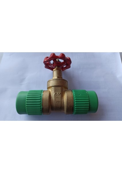 Küresel Vana Gizli Pirinç Sürgülü Vana Ppr Bağlantılı Isı Yalıtımlı Yüksek Basınçlı Durdurma Vanası Ppr 32MM 06-21 Yeşil-Siyah K.t.p Made In Italy