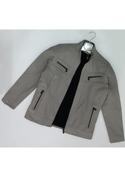 Xavir Slim Fit Erkek Fermuarlı Mevsimlik Ceket