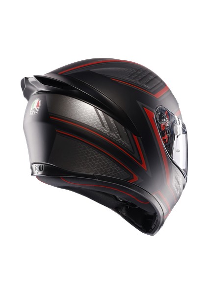 Kask/k1 S E2206 Slıng Matt Black/red
