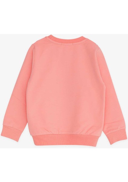 Kız Çocuk Sweatshirt Unicorn 2-6 Yaş, Somon indirimleri