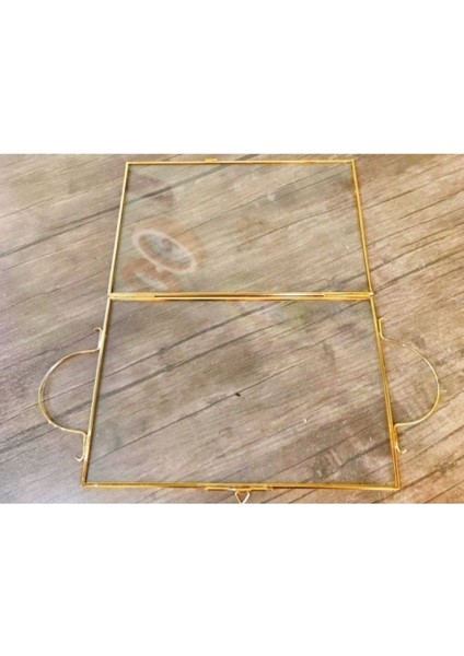 20X30 Altın Gümüş Tepsi Çerceve