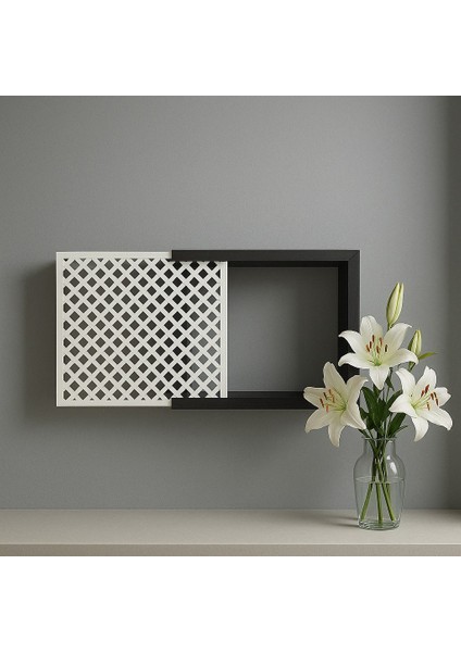 Dekoratif Duvara Asılabilir Sigorta ve Modem-Wifi Saklama Kutusu 25X35 cm Derinlik 11 cm