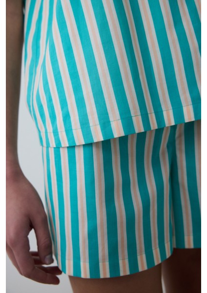 Hailey Gömlek Şort Pijama Takımı