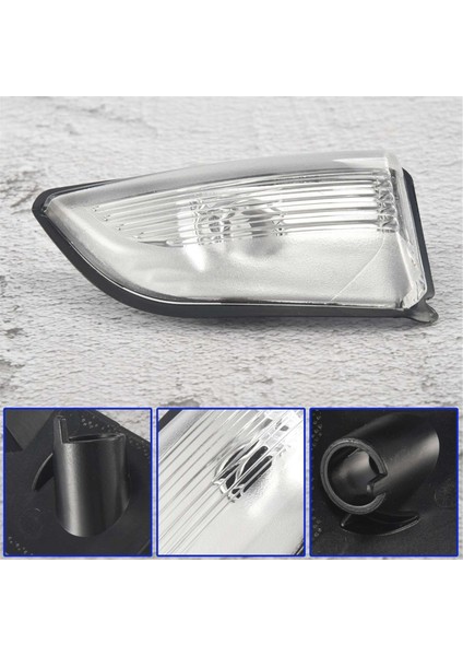 Yan Ayna Dönüş Sinyali Işık Lens Kapağı Volvo XC60 2009-2013 Dikiz Aynası Göstergesi Lamba Kabuğu 31217289 R (Yurt Dışından)