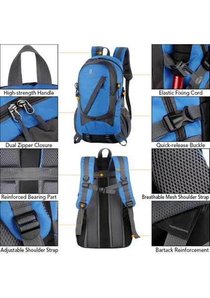 Erkek ve Kadınlar Için Hafif Su Geçirmez Yürüyüş Çantası (Yurt Dışından) modelleri