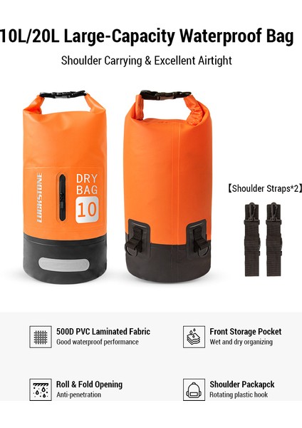 Su Geçirmez Kuru Çanta 10L/20L Büyük Kapasiteli Hafif (Yurt Dışından) fiyatları