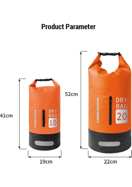 Su Geçirmez Kuru Çanta 10L/20L Büyük Kapasiteli Hafif (Yurt Dışından) fırsatları