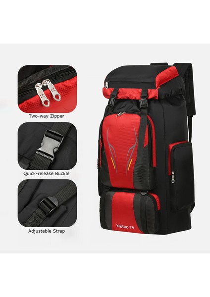 70L Büyük Kapasiteli Çoklu Cebeli Yürüyüş Çantası (Yurt Dışından) modelleri