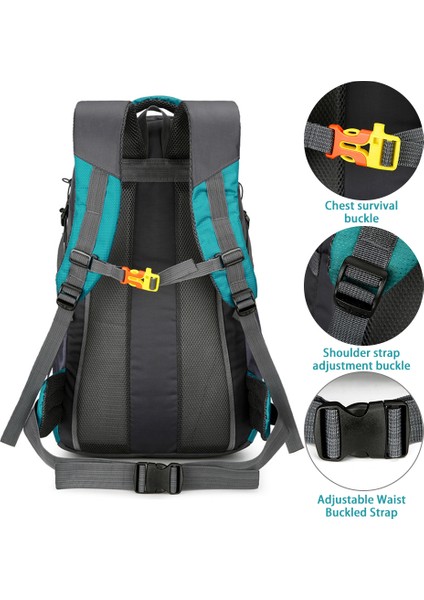 Erkek ve Kadınlar Için 60L Suya Dalı Yürüyüş Çantası (Yurt Dışından) modelleri