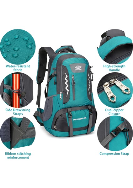 Erkek ve Kadınlar Için 60L Suya Dalı Yürüyüş Çantası (Yurt Dışından) fırsatları